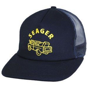 The Seager Company - Bye-Son Cotton Blend Mesh Trucker Snapback Baseball Cap